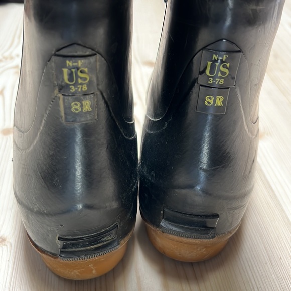 Vintage 1970s Rubber Military Boots - Picture 8 of 12
